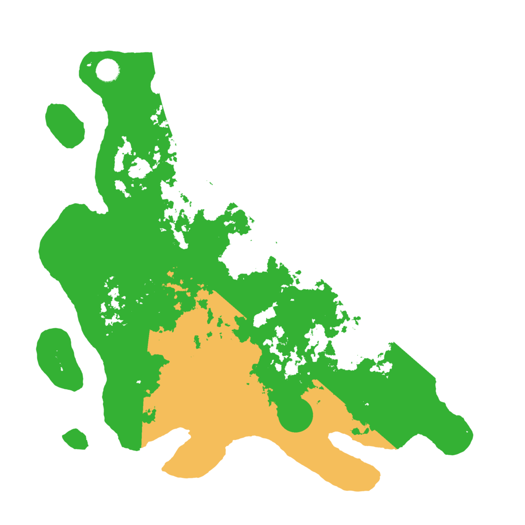 Biome Rust Map: Barren, Size: 4000, Seed: 1458