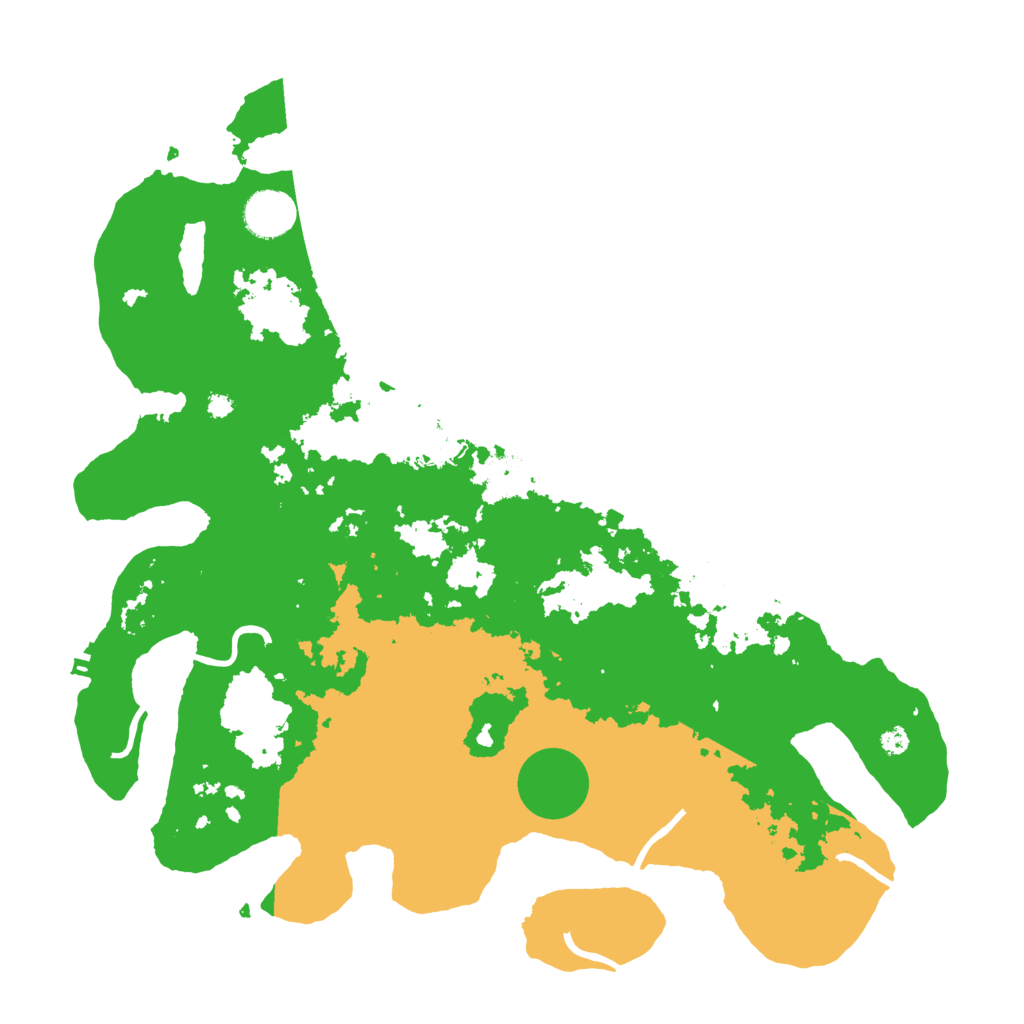 Biome Rust Map: Procedural Map, Size: 3800, Seed: 130810