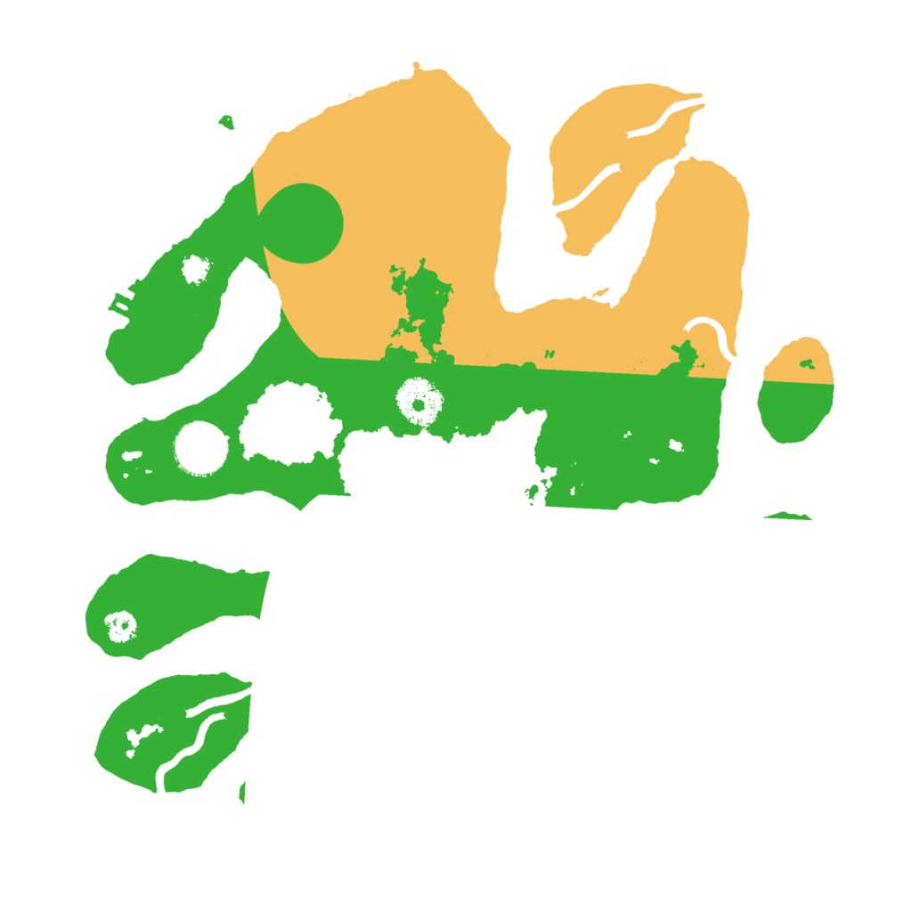 Biome Rust Map: Procedural Map, Size: 3000, Seed: 2001312815