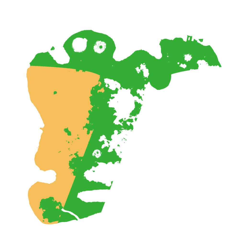 Biome Rust Map: Procedural Map, Size: 3000, Seed: 23345