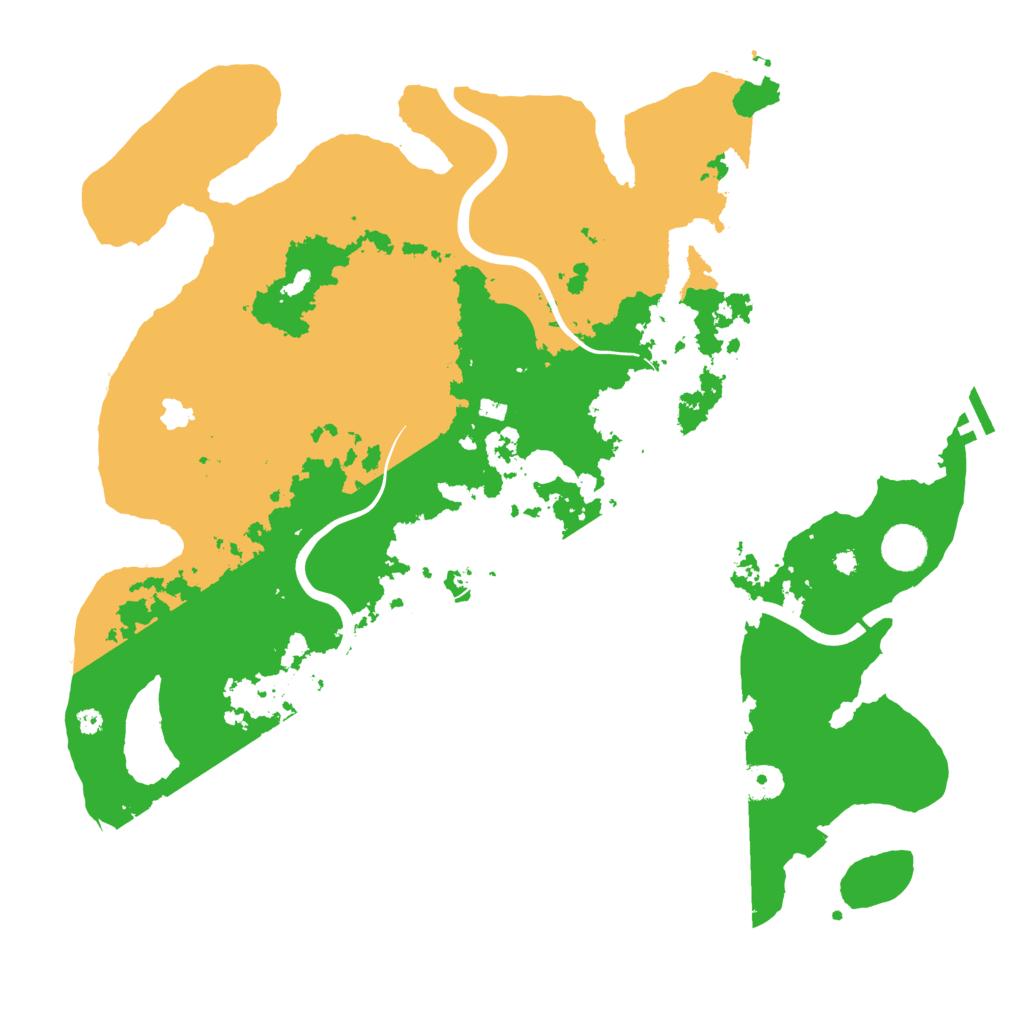 Biome Rust Map: Procedural Map, Size: 4050, Seed: 59875000