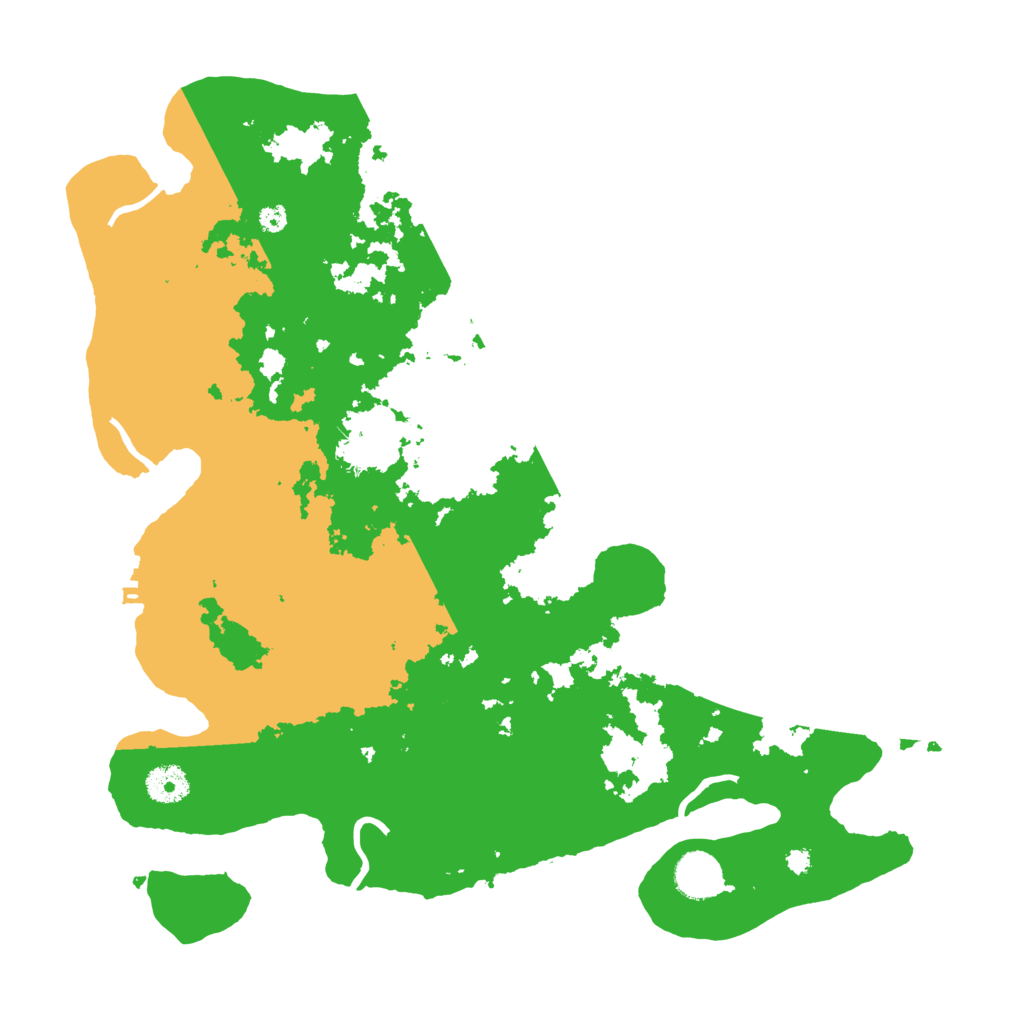 Biome Rust Map: Procedural Map, Size: 3800, Seed: 100821