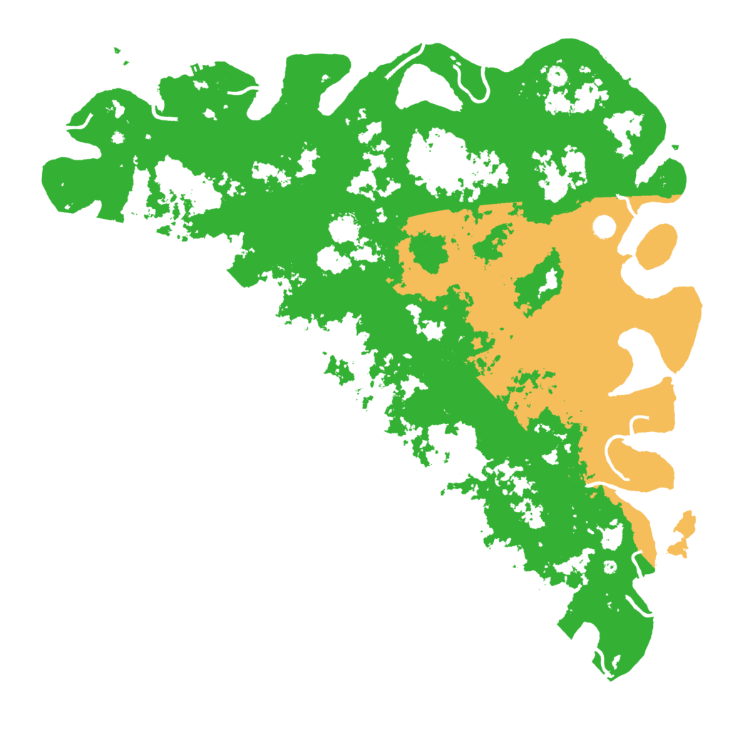 Biome Rust Map: Procedural Map, Size: 5500, Seed: 108000
