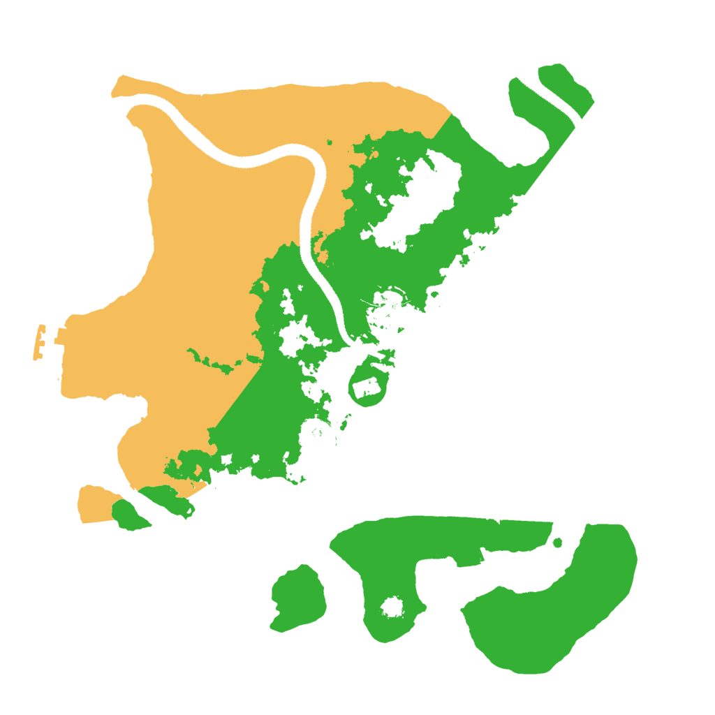 Biome Rust Map: Procedural Map, Size: 3000, Seed: 1748626163