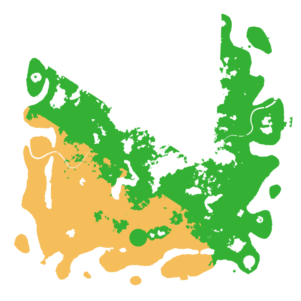 Biome Rust Map: Procedural Map, Size: 4500, Seed: 2097360159