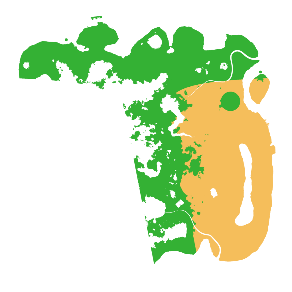 Biome Rust Map: Procedural Map, Size: 4000, Seed: 7699