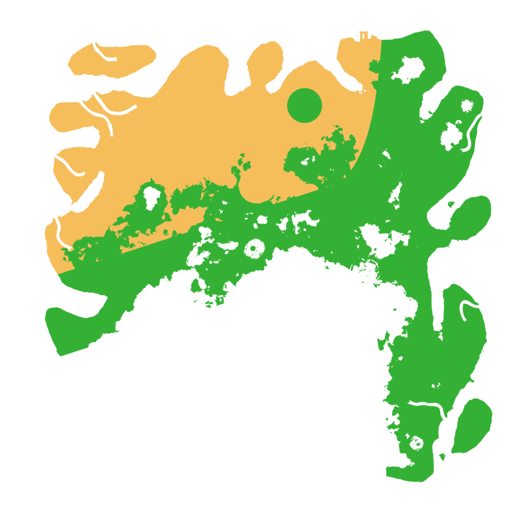 Biome Rust Map: Procedural Map, Size: 4000, Seed: 1975066130