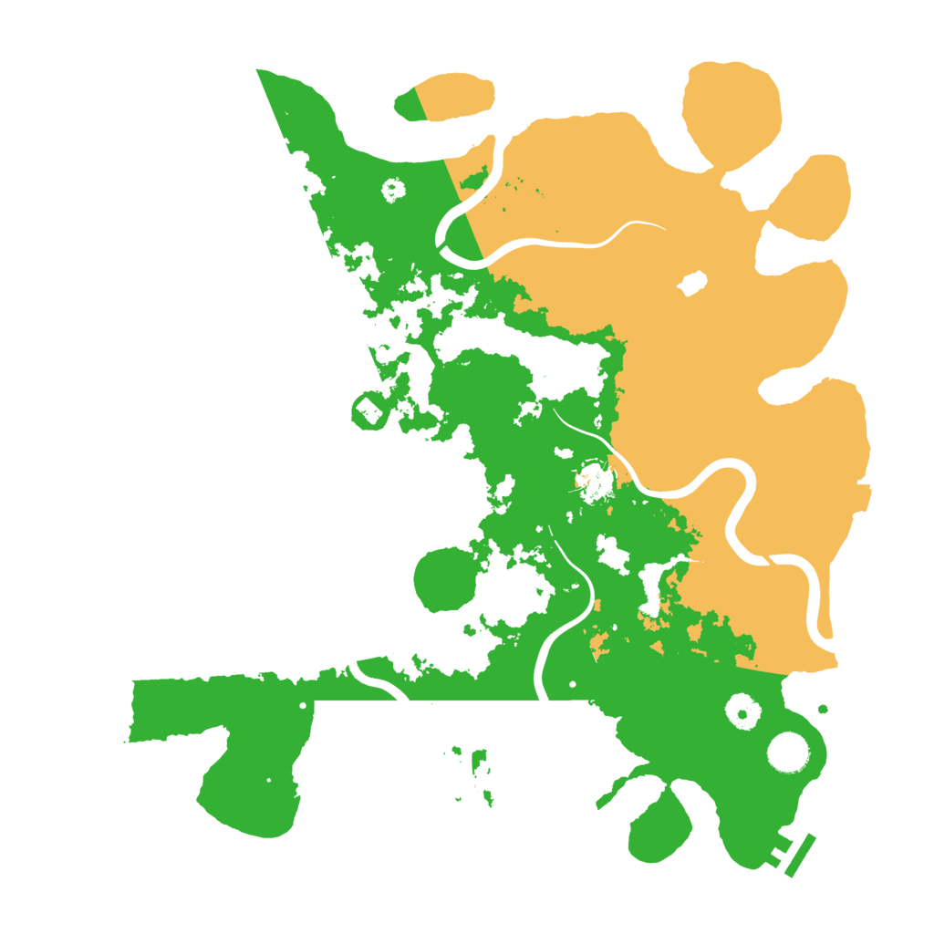 Biome Rust Map: Procedural Map, Size: 4000, Seed: 324674