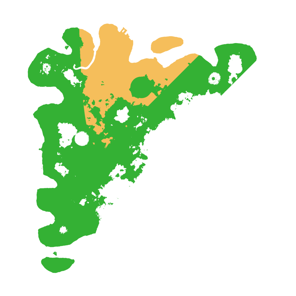 Biome Rust Map: Procedural Map, Size: 3700, Seed: 45345356