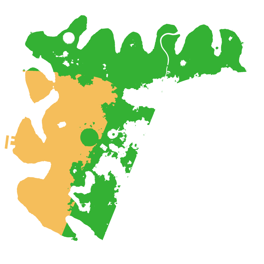 Biome Rust Map: Procedural Map, Size: 4000, Seed: 81021
