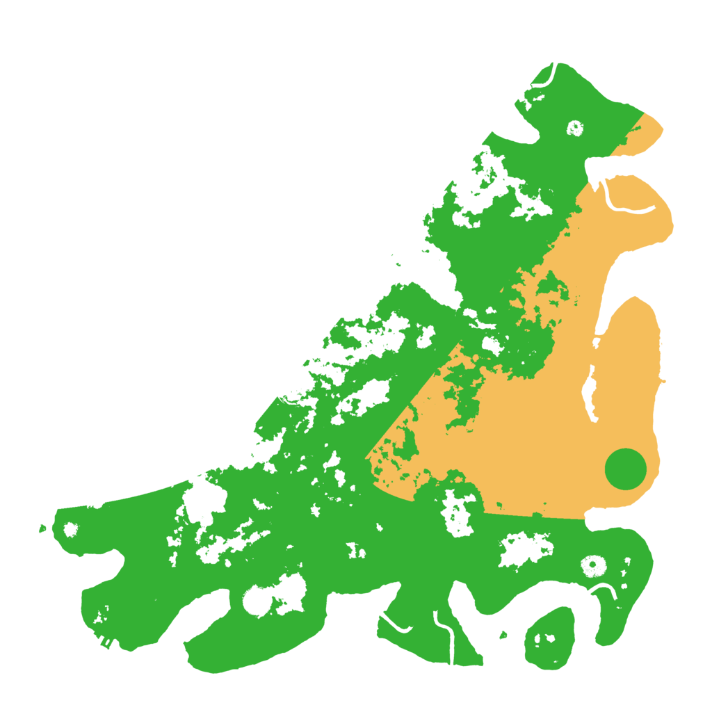 Biome Rust Map: Procedural Map, Size: 4500, Seed: 838901