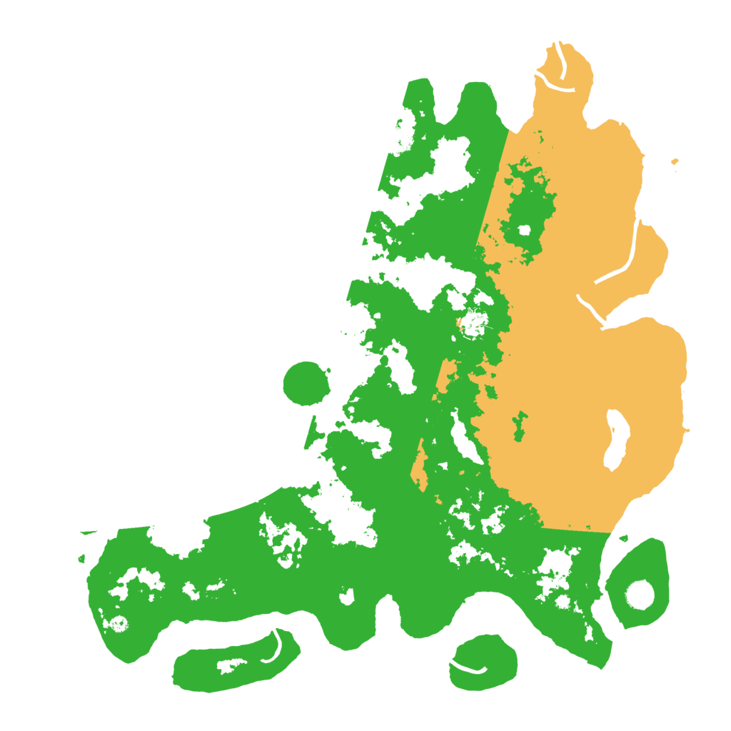 Biome Rust Map: Procedural Map, Size: 4500, Seed: 80810