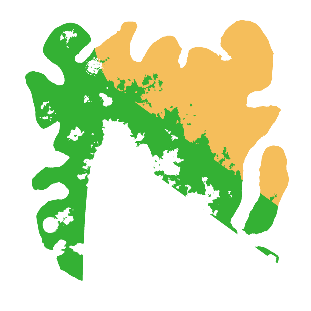 Biome Rust Map: Barren, Size: 3500, Seed: 837