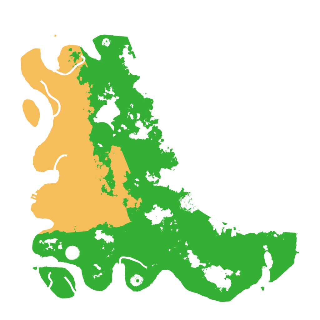 Biome Rust Map: Procedural Map, Size: 4000, Seed: 51204