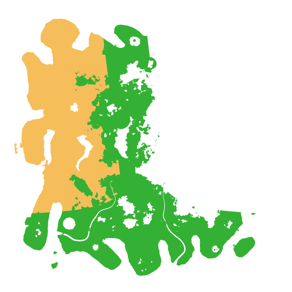 Biome Rust Map: Procedural Map, Size: 4300, Seed: 789032