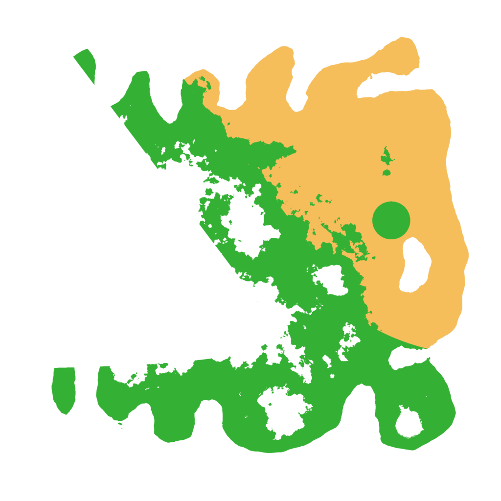 Biome Rust Map: Barren, Size: 3500, Seed: 397888244