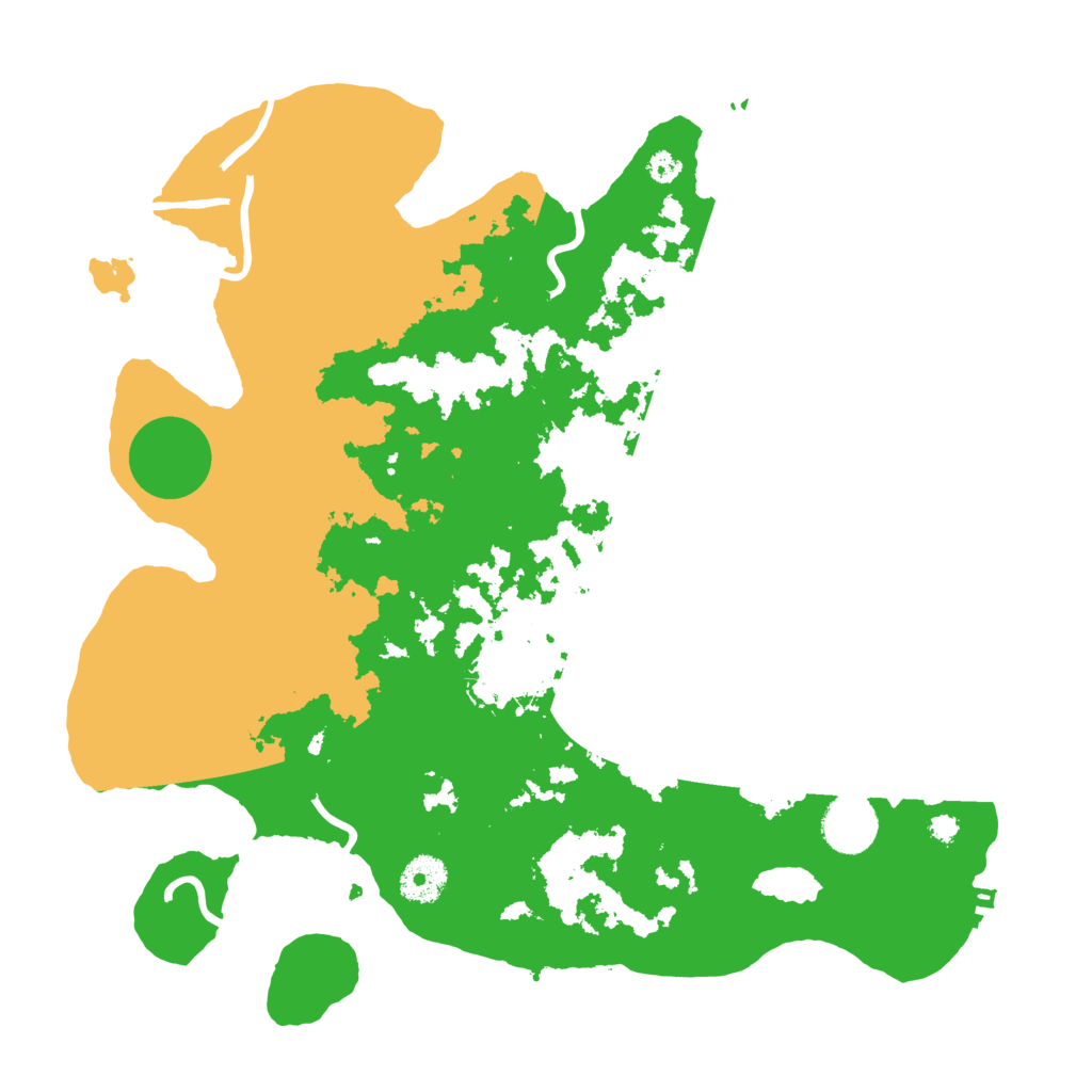 Biome Rust Map: Procedural Map, Size: 3500, Seed: 165818
