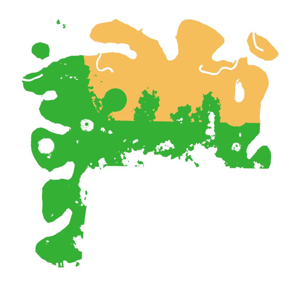 Biome Rust Map: Procedural Map, Size: 3500, Seed: 18923