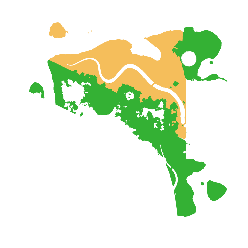 Biome Rust Map: Procedural Map, Size: 3000, Seed: 833471105