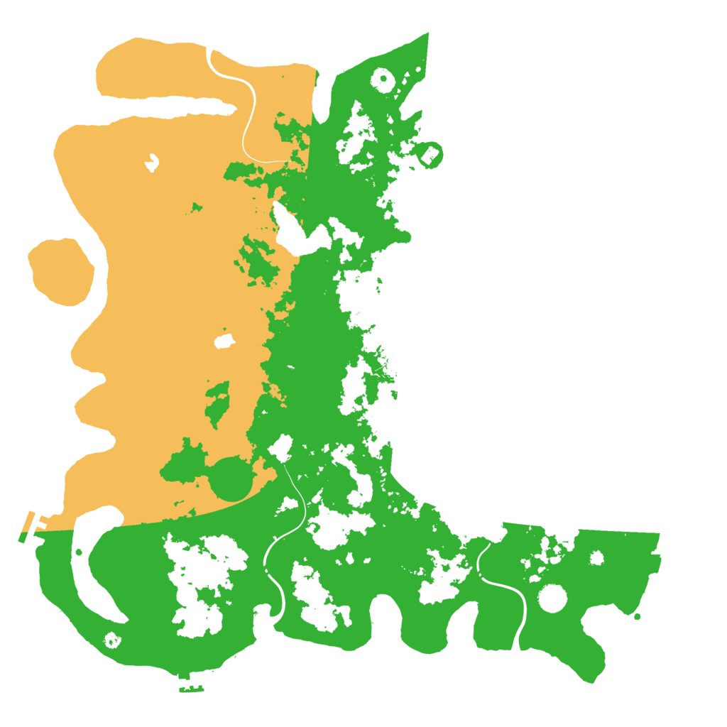 Biome Rust Map: Procedural Map, Size: 4500, Seed: 1835745590