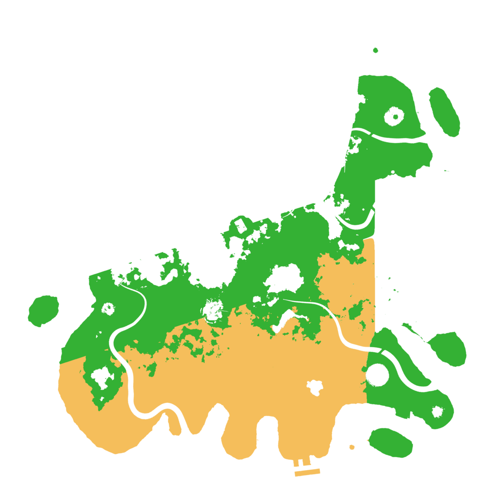Biome Rust Map: Procedural Map, Size: 4000, Seed: 17635521
