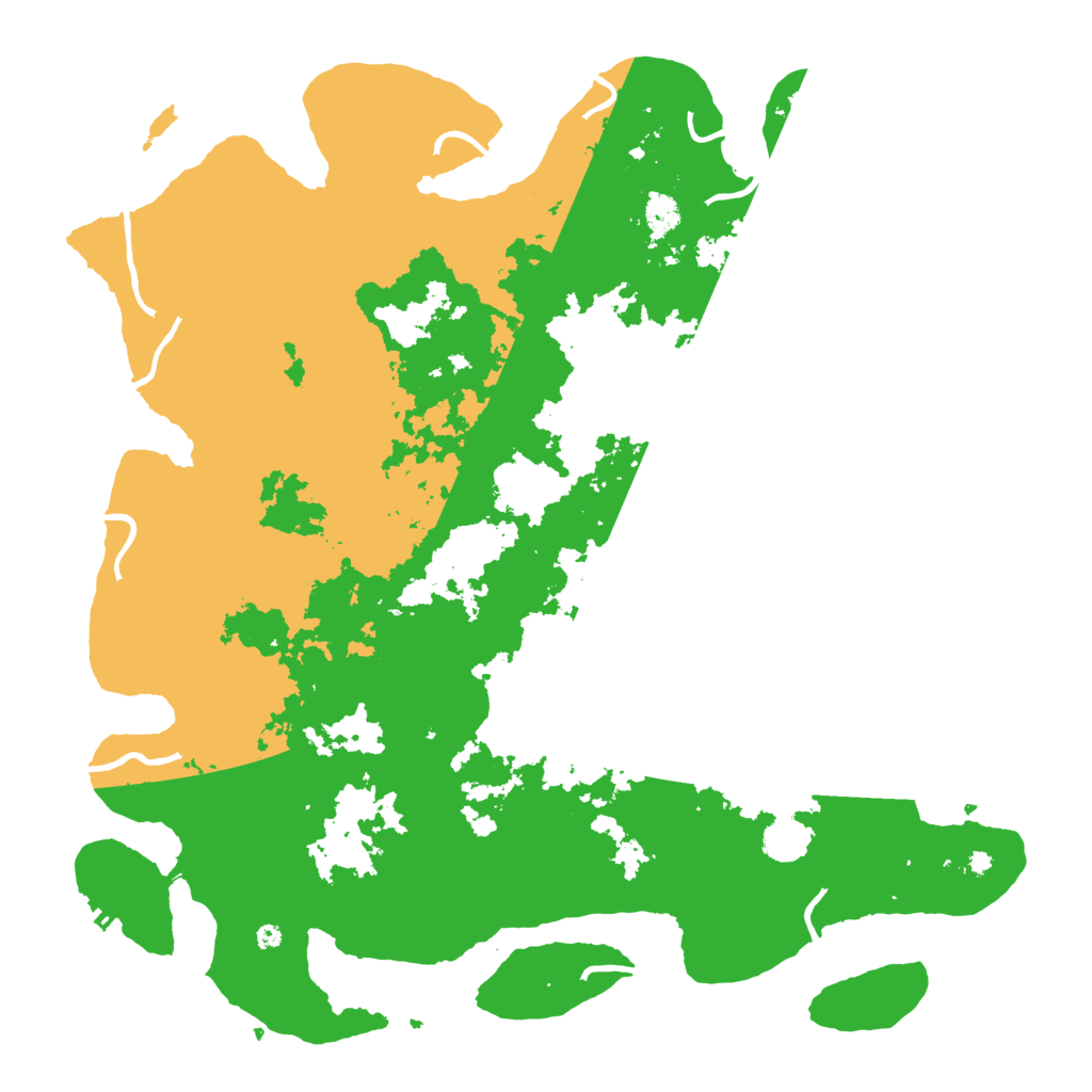 Biome Rust Map: Procedural Map, Size: 4500, Seed: 13585