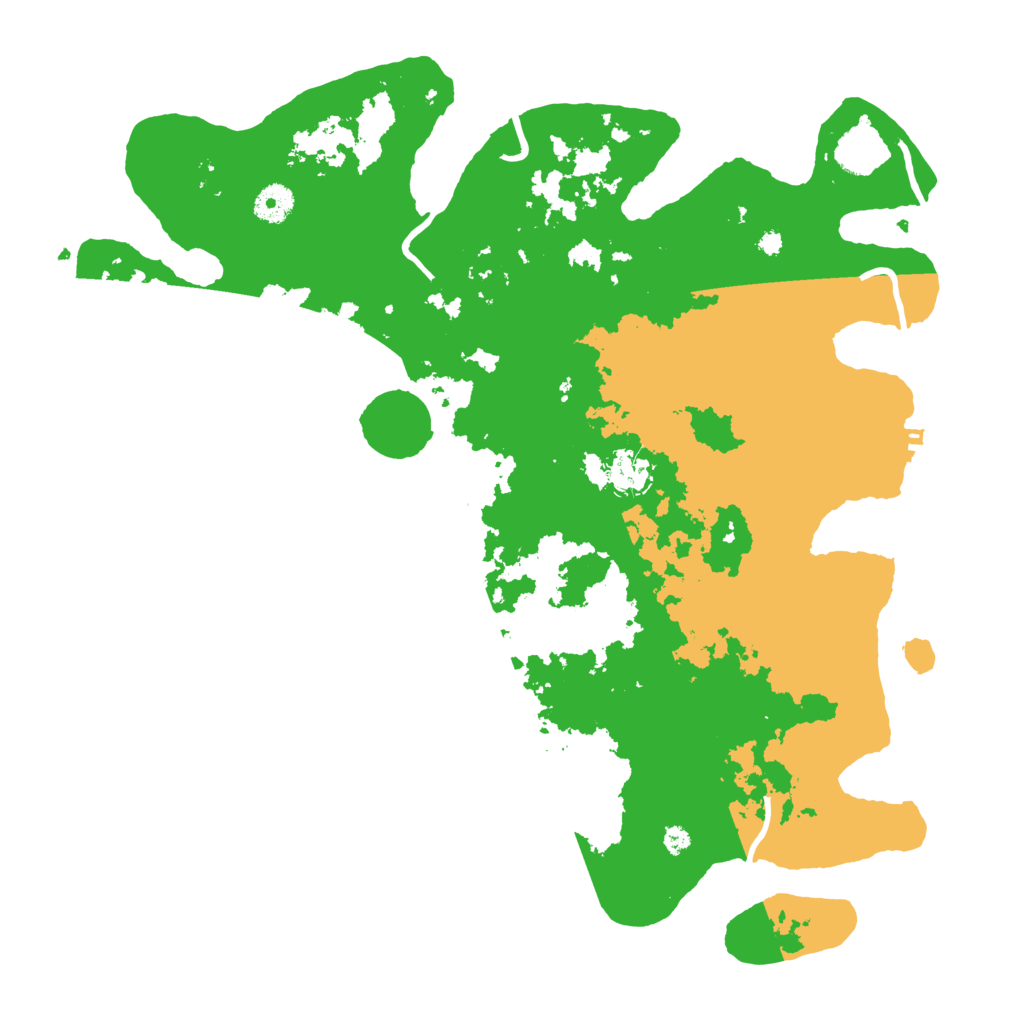 Biome Rust Map: Procedural Map, Size: 4000, Seed: 458757