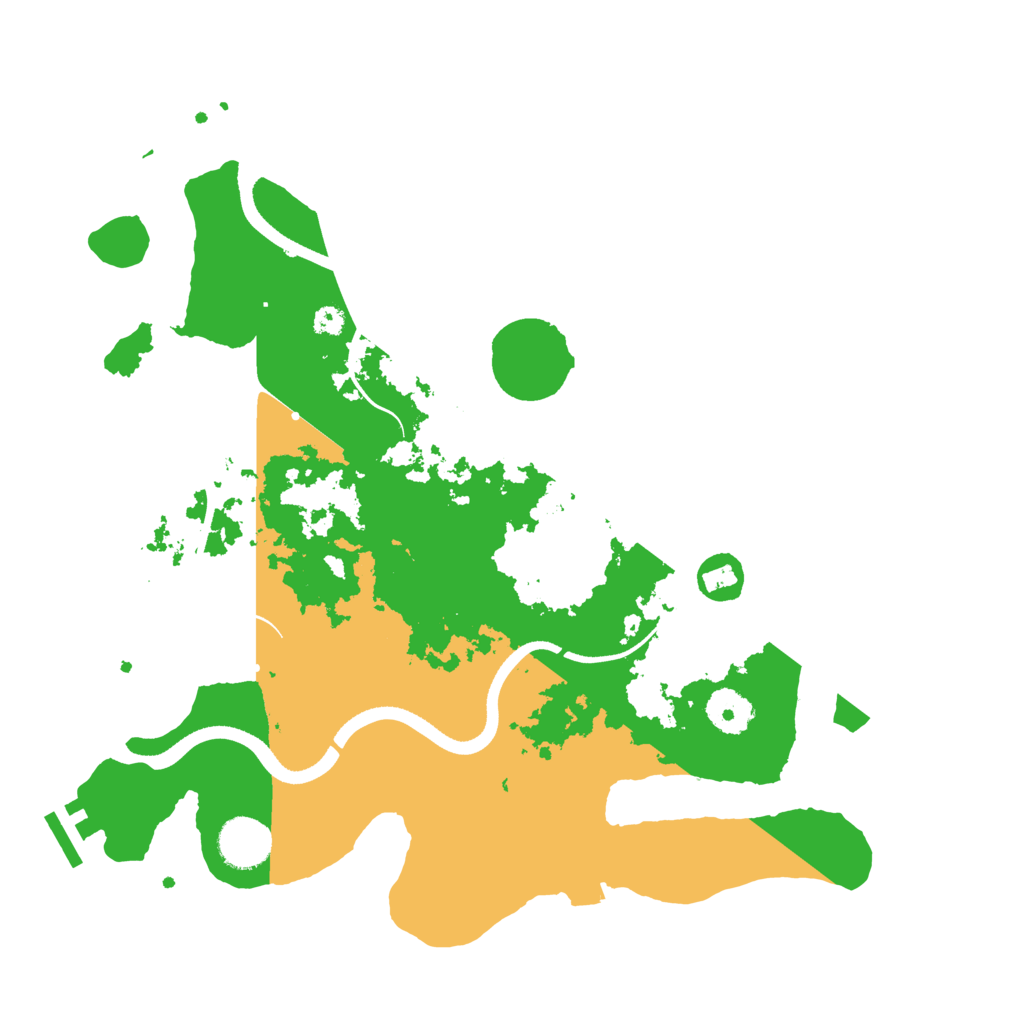 Biome Rust Map: Procedural Map, Size: 3500, Seed: 540