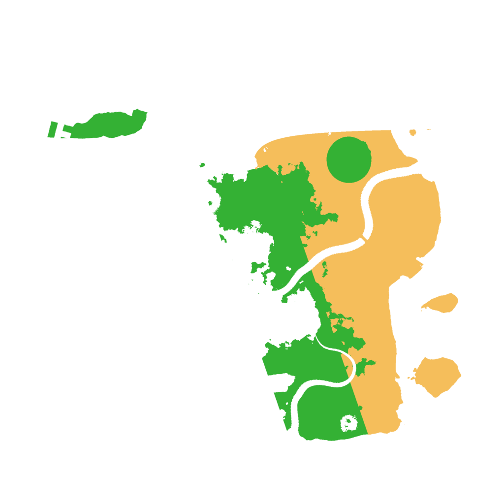 Biome Rust Map: Procedural Map, Size: 3000, Seed: 1525410093