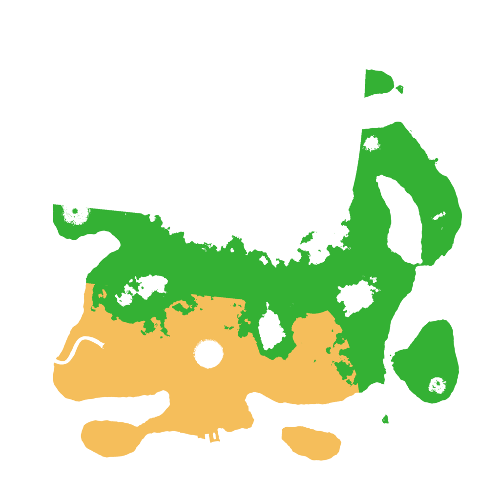 Biome Rust Map: Procedural Map, Size: 3100, Seed: 564