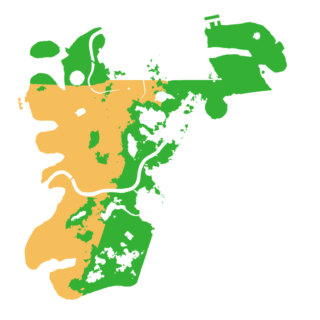 Biome Rust Map: Procedural Map, Size: 4000, Seed: 13056250