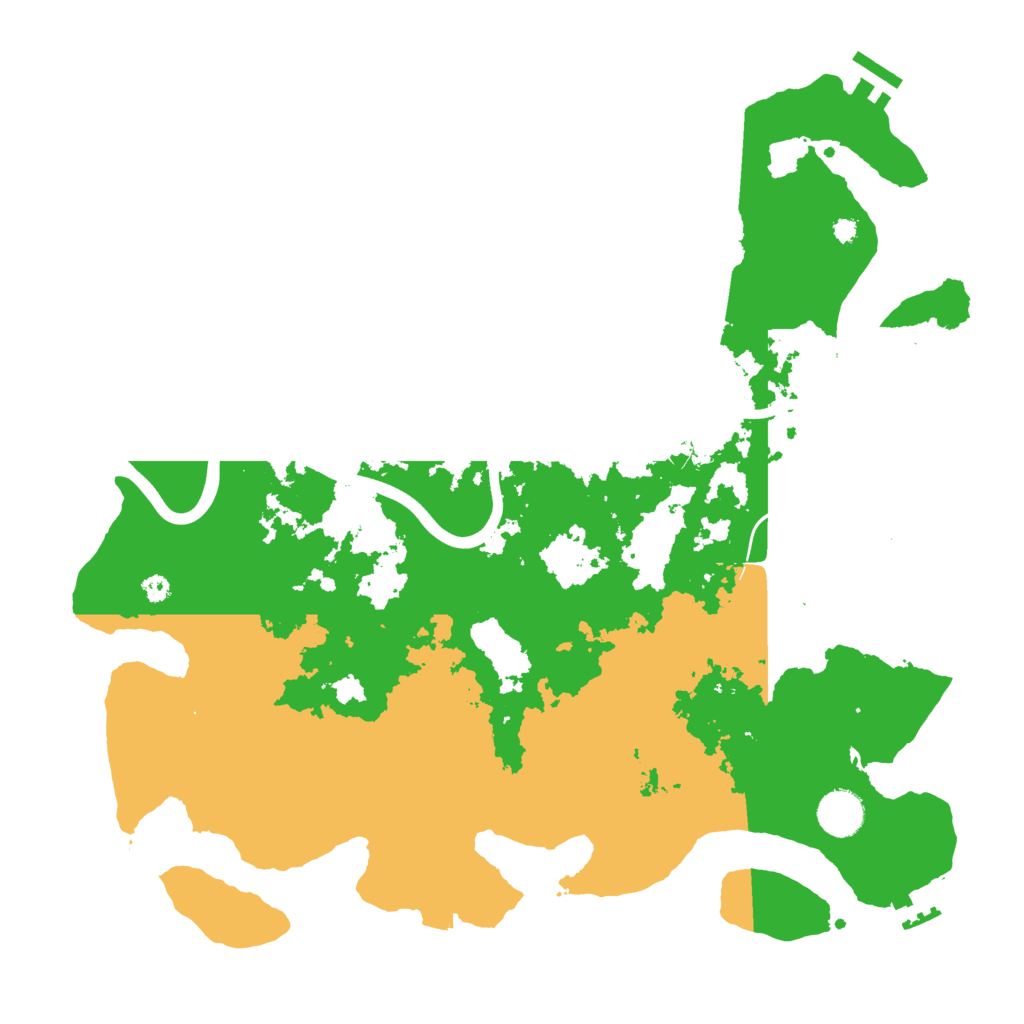 Biome Rust Map: Procedural Map, Size: 3850, Seed: 19000