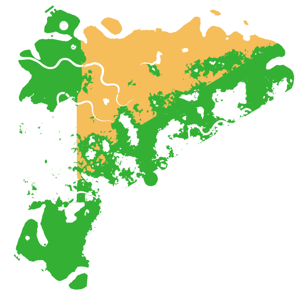 Biome Rust Map: Procedural Map, Size: 6000, Seed: 1113438132