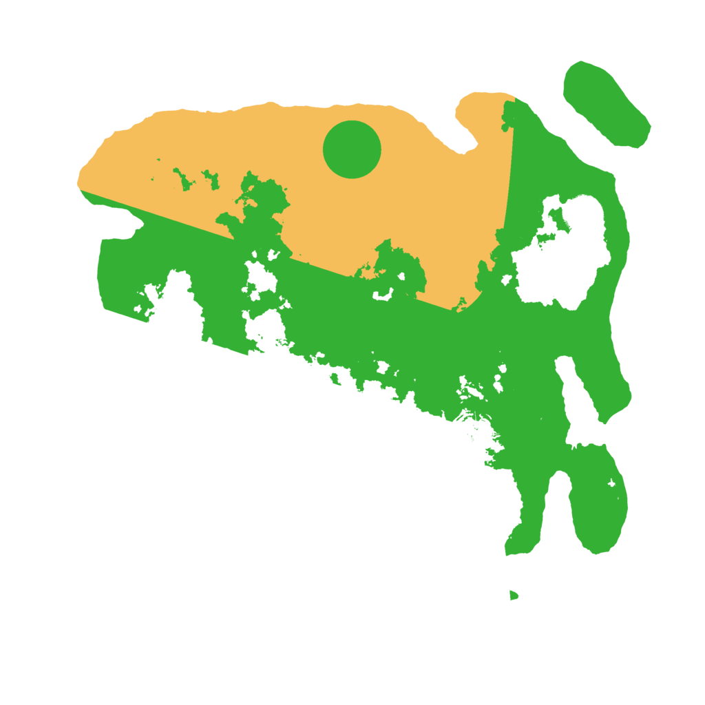 Biome Rust Map: Barren, Size: 3200, Seed: 7