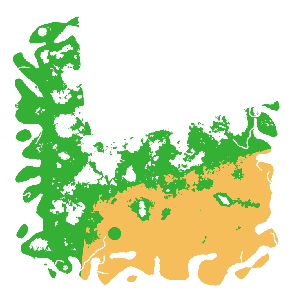 Biome Rust Map: Procedural Map, Size: 6000, Seed: 654981