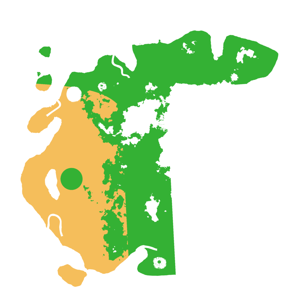 Biome Rust Map: Procedural Map, Size: 3700, Seed: 593326527