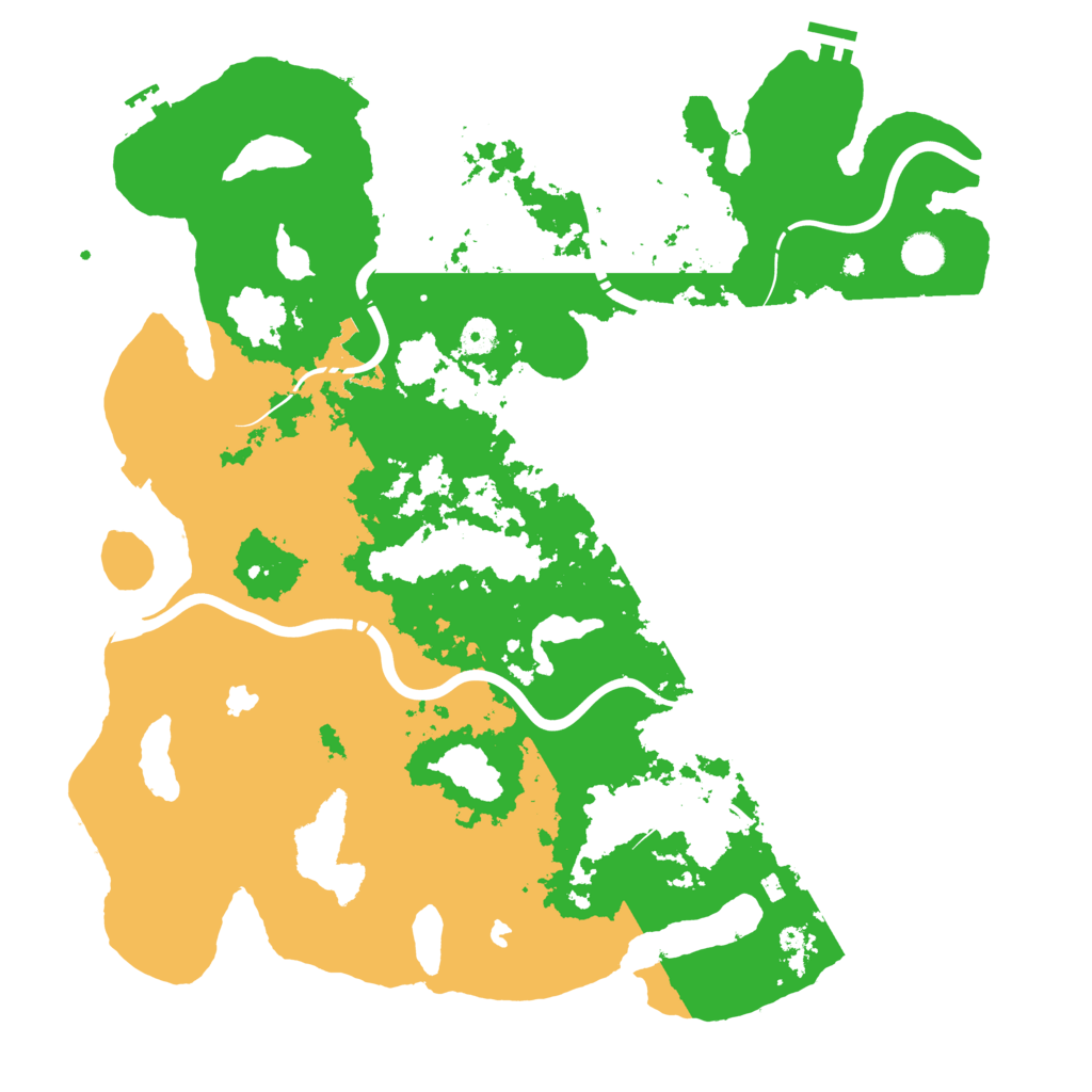 Biome Rust Map: Procedural Map, Size: 4500, Seed: 85463