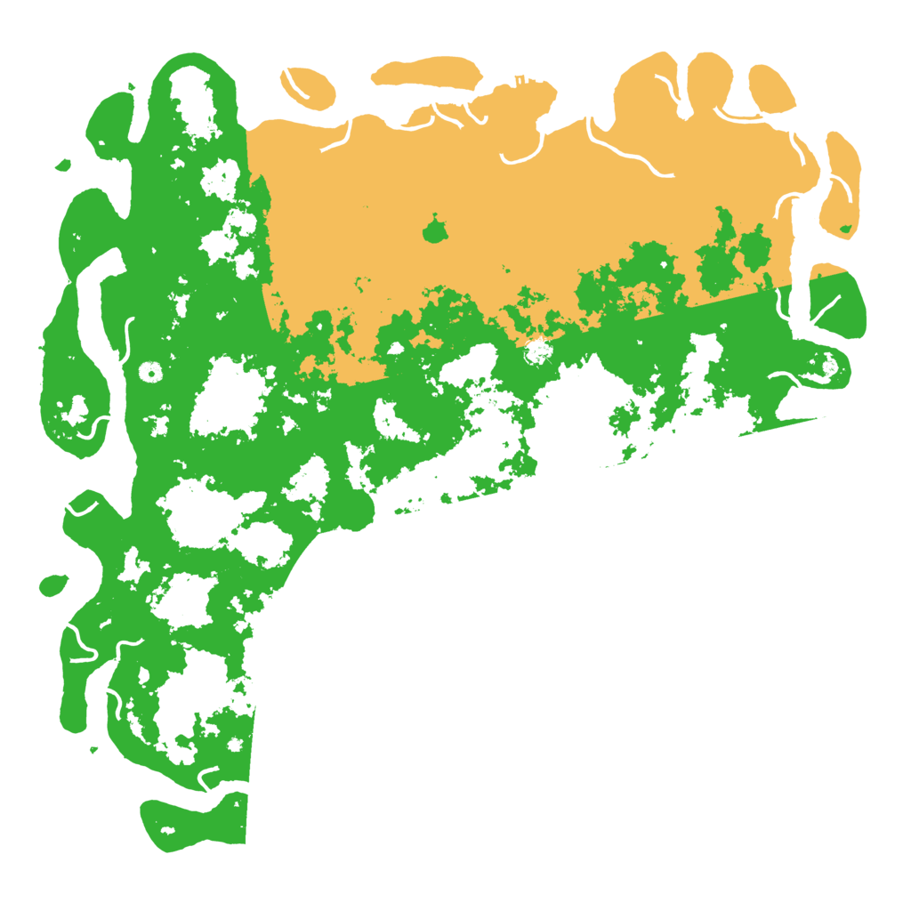 Biome Rust Map: Procedural Map, Size: 6000, Seed: 63274100