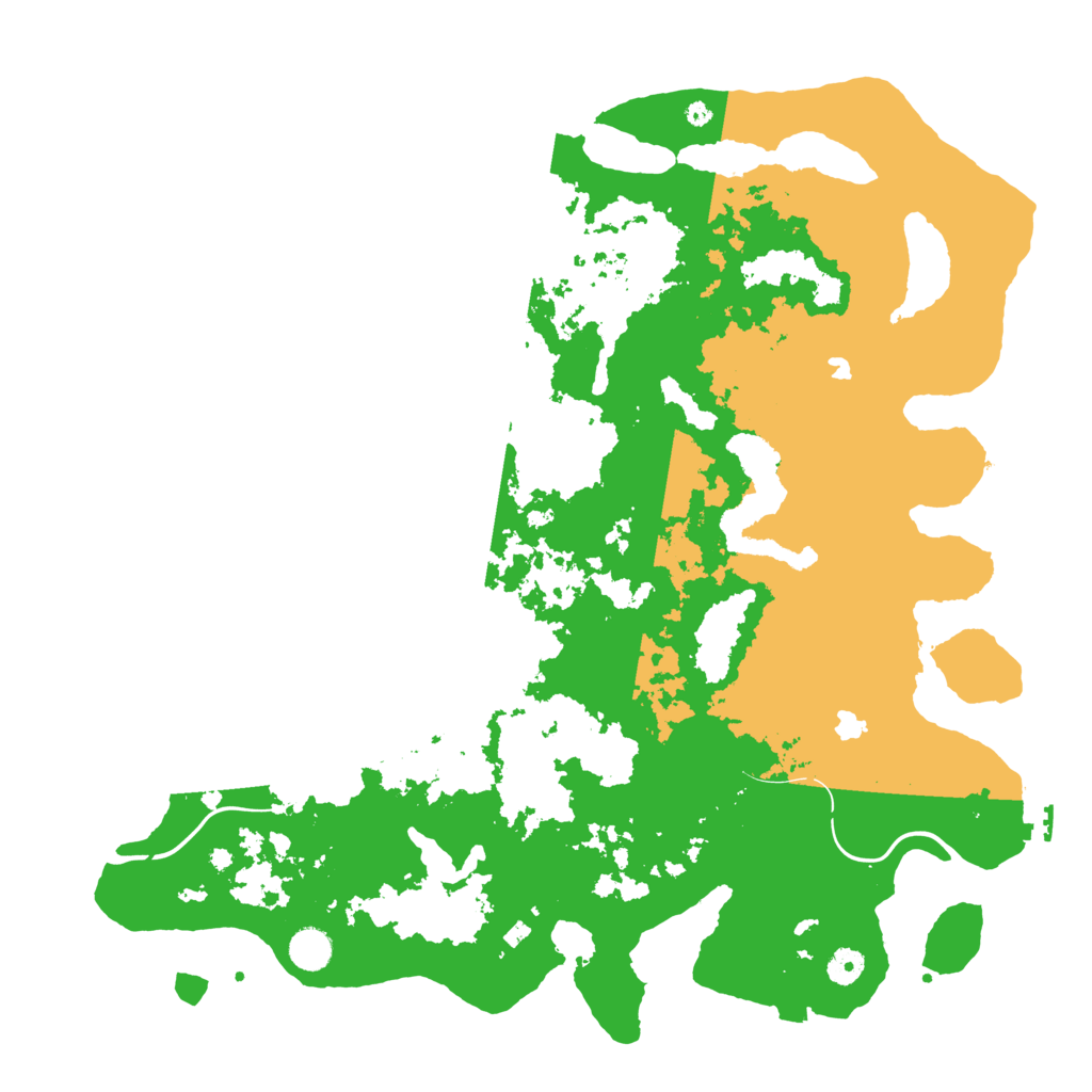 Biome Rust Map: Procedural Map, Size: 4500, Seed: 2342341