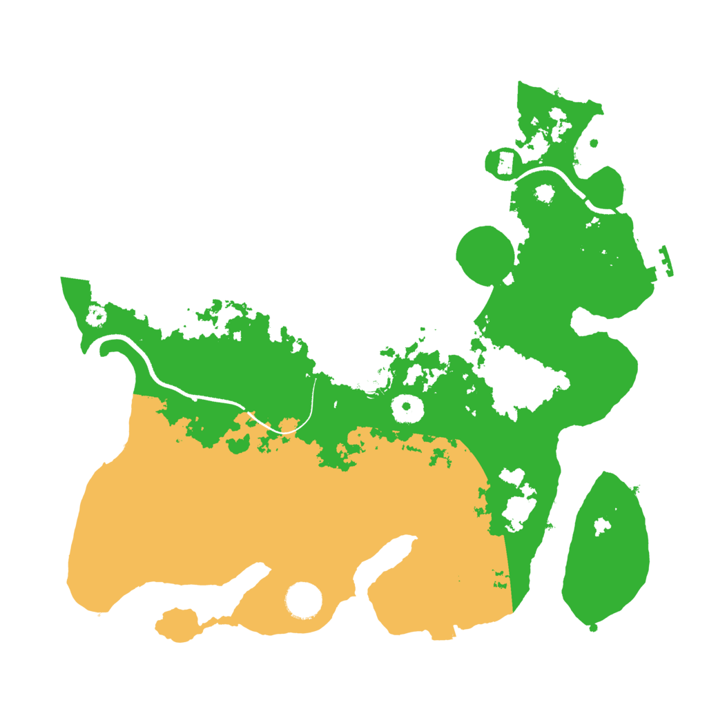 Biome Rust Map: Procedural Map, Size: 3400, Seed: 65818