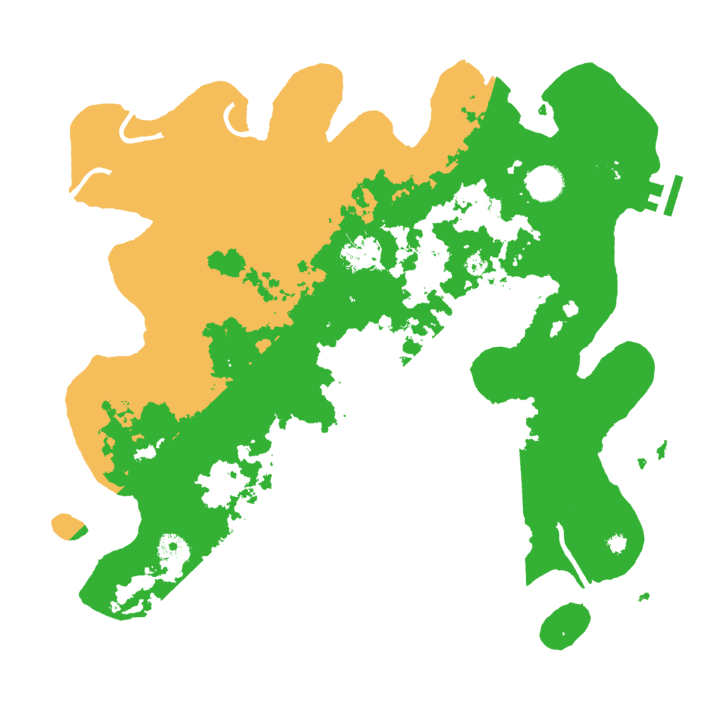 Biome Rust Map: Procedural Map, Size: 3500, Seed: 1398828596