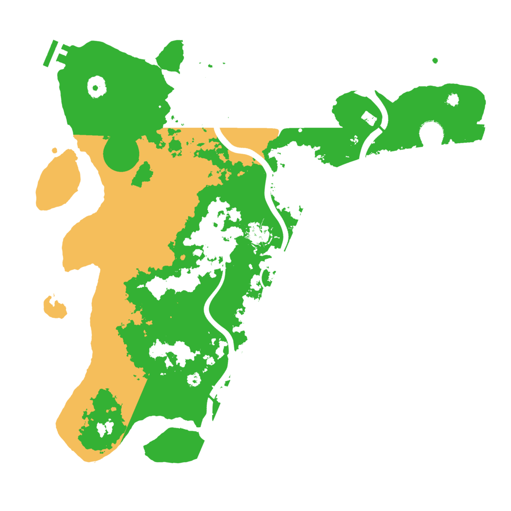 Biome Rust Map: Procedural Map, Size: 3750, Seed: 23