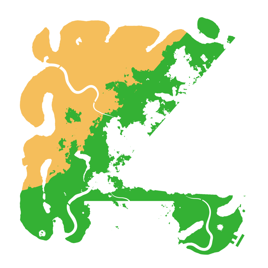Biome Rust Map: Procedural Map, Size: 4000, Seed: 2069
