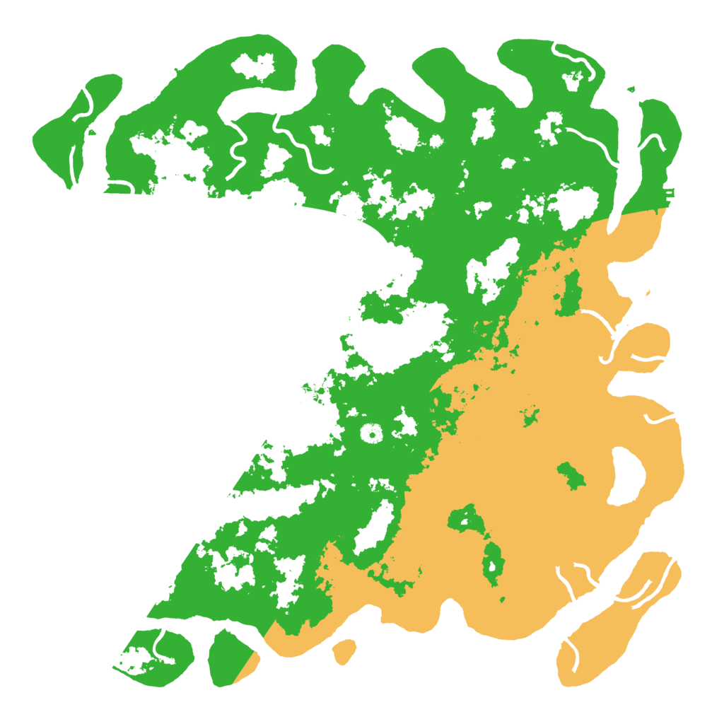 Biome Rust Map: Procedural Map, Size: 5000, Seed: 65000