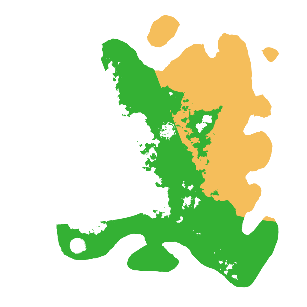 Biome Rust Map: Barren, Size: 3500, Seed: 1427970809