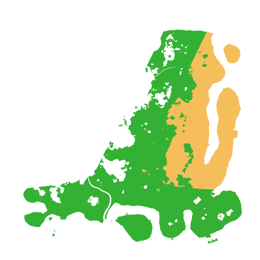 Biome Rust Map: Procedural Map, Size: 3800, Seed: 678567