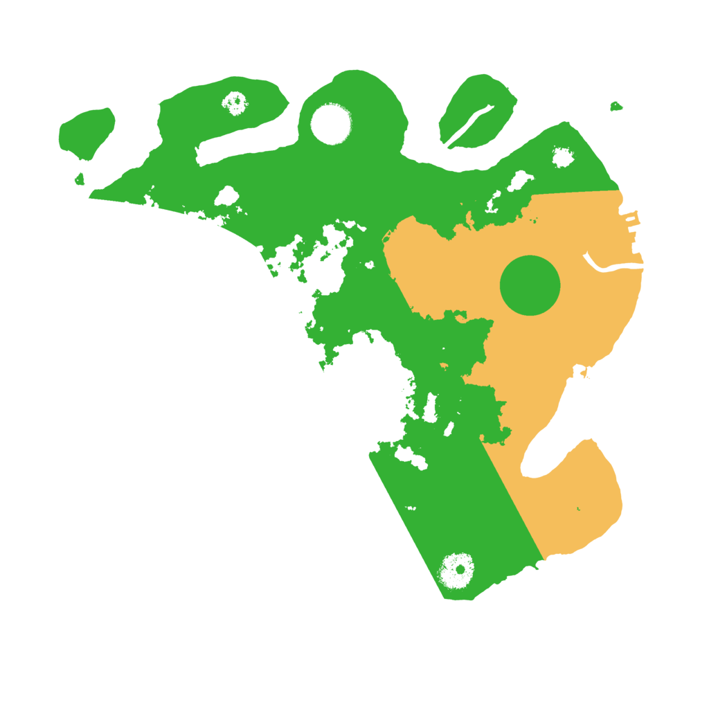 Biome Rust Map: Procedural Map, Size: 3100, Seed: 351645