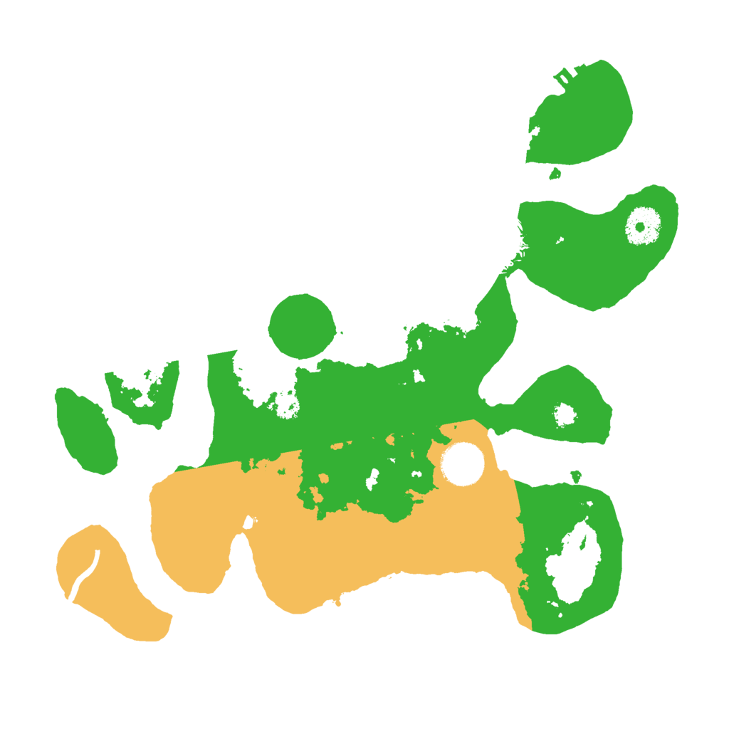 Biome Rust Map: Procedural Map, Size: 3000, Seed: 2054465692