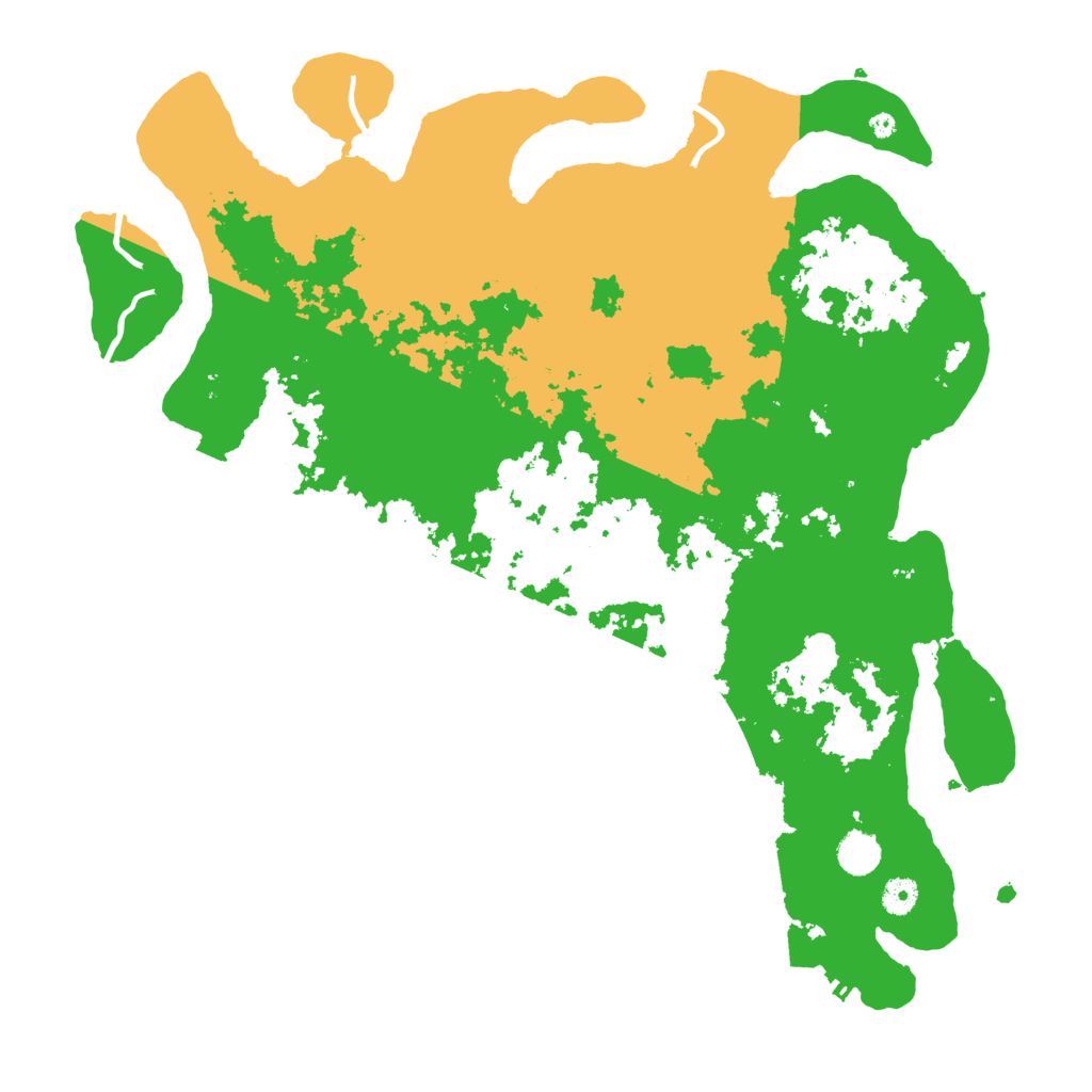 Biome Rust Map: Procedural Map, Size: 4500, Seed: 698761087