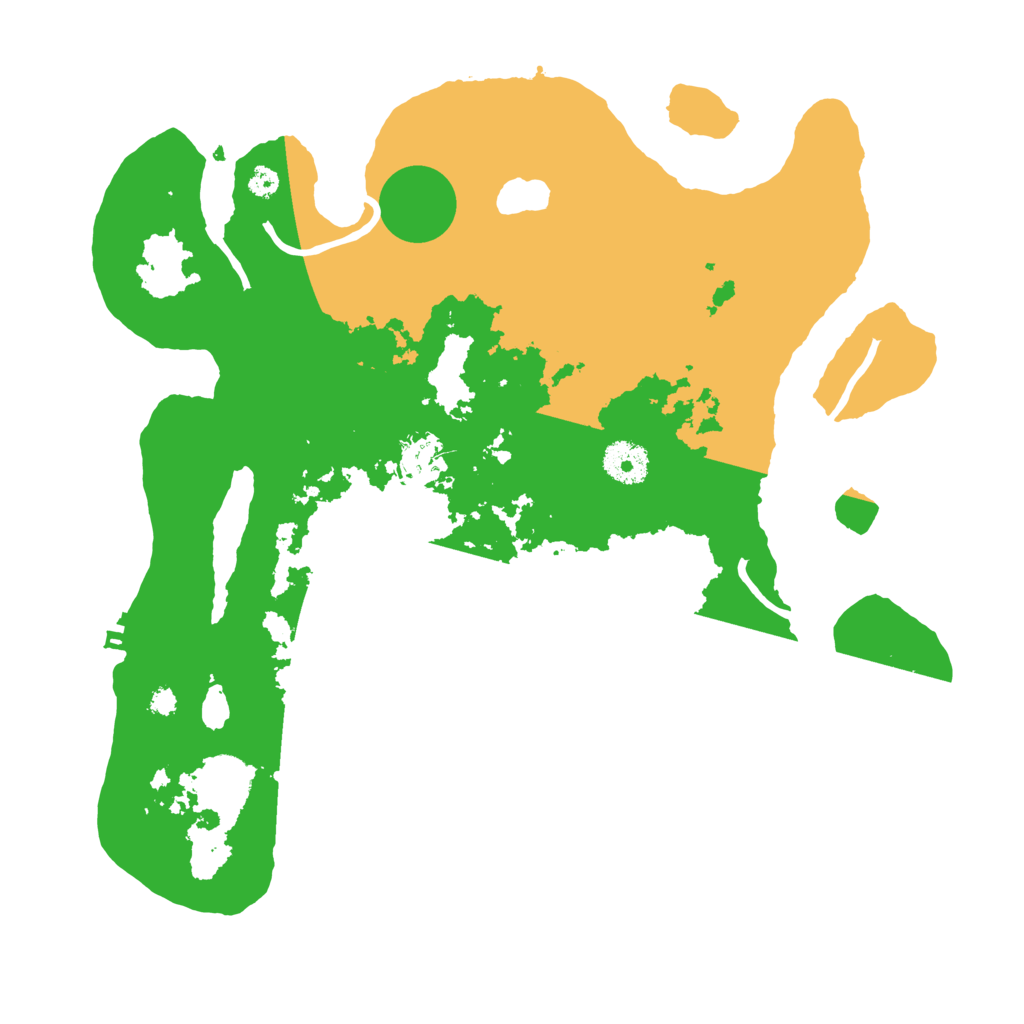 Biome Rust Map: Procedural Map, Size: 3500, Seed: 2054031054